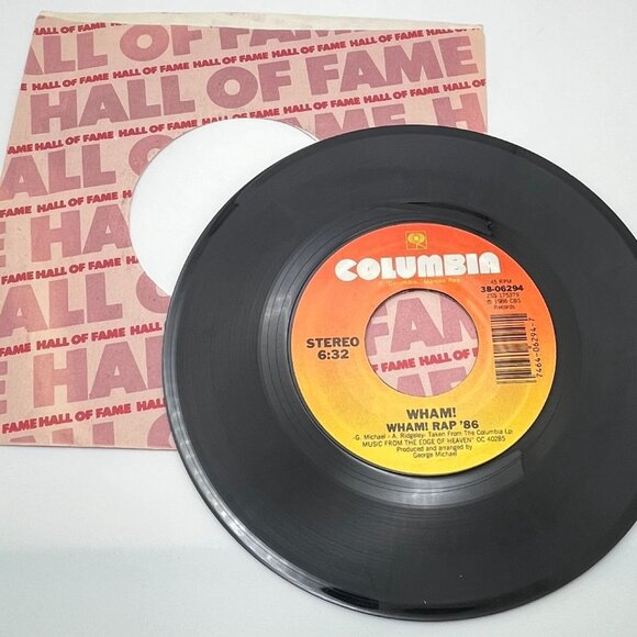 Wham! Where Did Your Heart Go? / Wham Rap '86 Pop 45 1986 Columbia 38-06294 - Picture 5 of 6